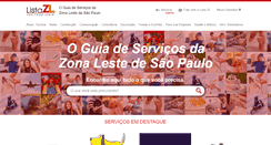 Desktop Screenshot of listazl.com.br